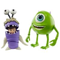 Mattel speelfiguur Pixar junior 10 cm groen/paars 2 stuks - thumbnail