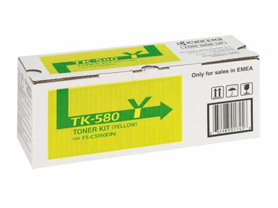 Toner kyocera tk-580y geel