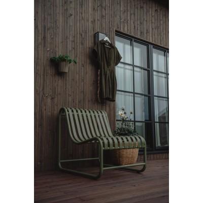 Design Loungestoel - Metaal - Groen Design Loungestoel - Metaal - Groen