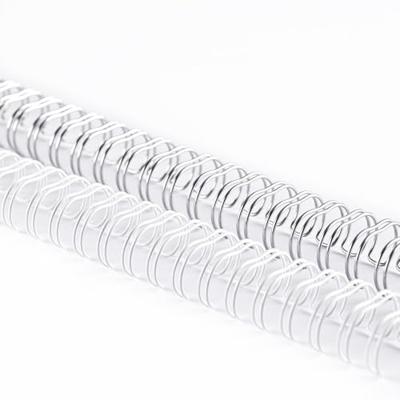 Vaessen Creative • bind easy metalen bindruggen 13mm 3:1 wit & zilver 8st.