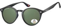 Zonnebril montana groen g15 polar rond glas zwart - thumbnail