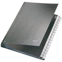 Leitz 5831-00-95 5831 Hardkarton Zwart DIN A4 Aantal vakken: 32 1-31 - thumbnail