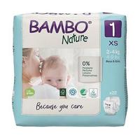 Bambo Nature 1000019251 wegwerpluier Jongen/meisje 1 22 stuk(s) - thumbnail