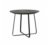 DTP Home Salontafel 'Neptunes' Teakhout, 50cm, kleur Zwart - thumbnail