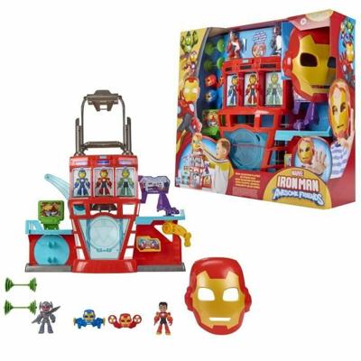 Iron Man HQ, elektronische kinderboxset, Marvel Iron Man en zijn geweldige vrienden, vanaf 4 jaar