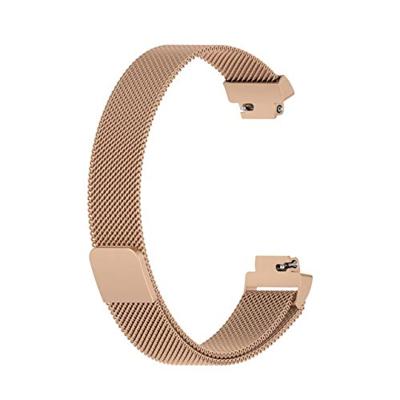Fitbit Inspire 2 & Ace 3 Milanese bandje - Maat: Small - Champagne Goud Fitbit Inspire 2 & Ace 3 Milanese bandje - Maat: Small - Champagne Goud