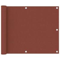 VidaXL Balkonscherm 75x700 cm oxford stof terracotta - thumbnail