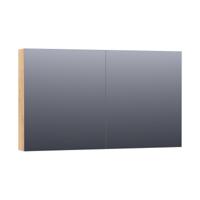 Brauer Impress Deluxe Spiegelkast - 120 cm - met interne en externe Verlichting - 2 Dubbelzijdige Spiegeldeuren - Forest Tan - thumbnail