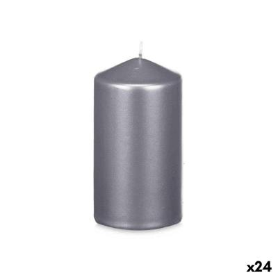 Kaars Acorde Zilverkleurig 7 x 13 x 7 cm (24 Stuks) Kaars Acorde Zilverkleurig 7 x 13 x 7 cm (24 Stuks)