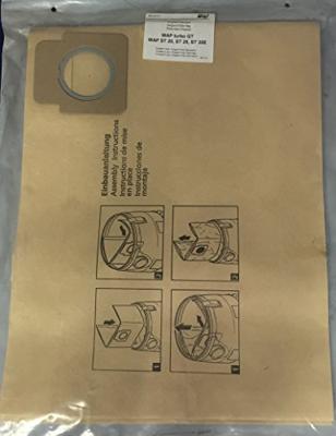 NILFISK blauwe lijn stofzuigerzakken filter bag 1-ply 5pcs f.turbo gt