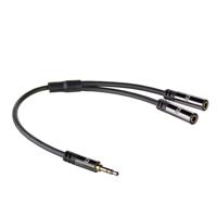 ACT 3,5mm jack naar 2x audio M/F - thumbnail
