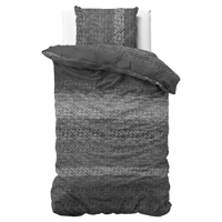 Dreamhouse DH Flanel Gradient Knits Antraciet 140 x 220 cm - thumbnail