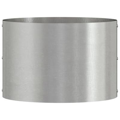 VidaXL Plantenring 5 pcs zilver 30 x 30 x 20 cm roestvrij staal VidaXL Plantenring 5 pcs zilver 30 x 30 x 20 cm roestvrij staal