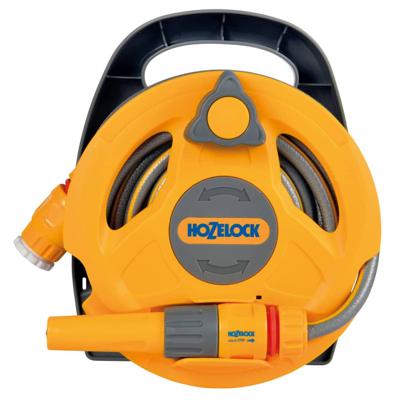 Hozelock Click & Go 2427 0000 Slanghaspel 10 m 1 stuk(s) Geel, Grijs