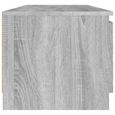 Tv-meubel 140x40x35,5 cm bewerkt hout grijs sonoma eikenkleurig