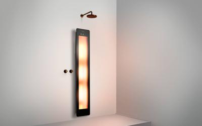 Sunshower One L opbouw vlak met infrarood black