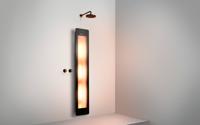 Sunshower One L opbouw vlak met infrarood black - thumbnail