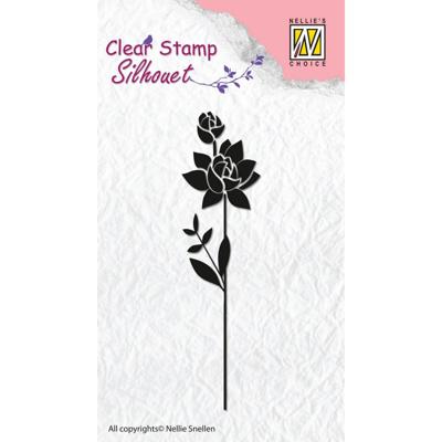 Nellie's Choice • silhouet clear stempels flower-11