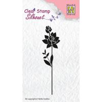 Nellie's Choice • silhouet clear stempels flower-11 - thumbnail