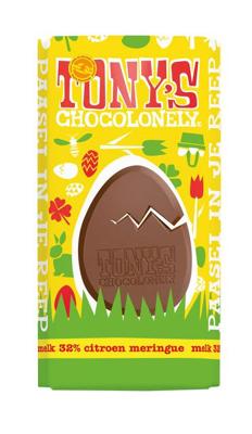 Tony&apos;s Chocolonely - Paasreep Melk Meringue Citroen - 180g