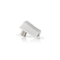Nedis CSBW40995WT Iec (coax) -connector Male + Female - Gehoekt 2 Stuks Wit - thumbnail