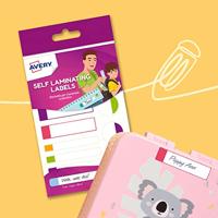 Printerlabels Avery APFLUO24-UK Wit - thumbnail