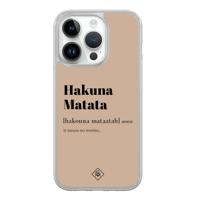 iPhone 14 Pro hybride hoesje - Hakuna matata - thumbnail