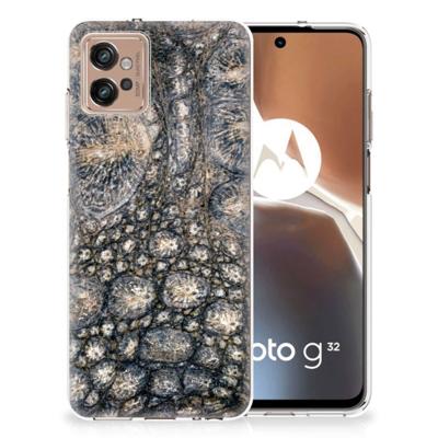 Motorola Moto G32 | TPU Hoesje | Krokodillenprint Motorola Moto G32 | TPU Hoesje | Krokodillenprint