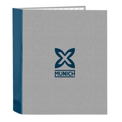 Ringmap Munich Street Blauw Grijs A4 27 x 33 x 6 cm Ringmap Munich Street Blauw Grijs A4 27 x 33 x 6 cm