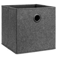 Opbergbox Lille - antraciet - 31x31x31 cm - thumbnail