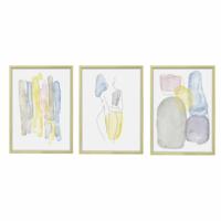 Schilderij DKD Home Decor Abstract (53 x 3 x 73 cm) - thumbnail