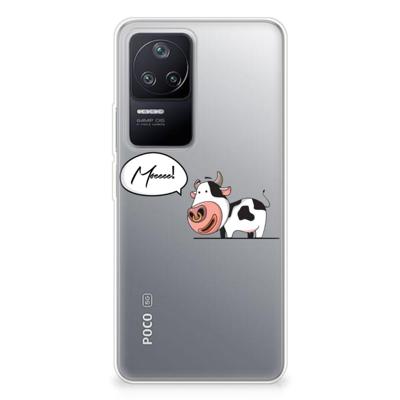 Xiaomi Poco F4 Telefoonhoesje met Naam Cow Xiaomi Poco F4 Telefoonhoesje met Naam Cow