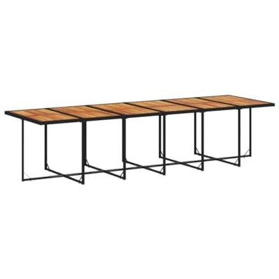 17-delige Tuinset met kussens poly rattan zwart