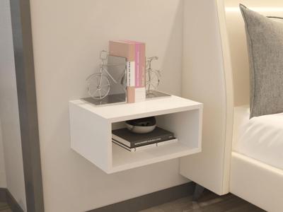 Zwevend nachtkastje DOREX wit