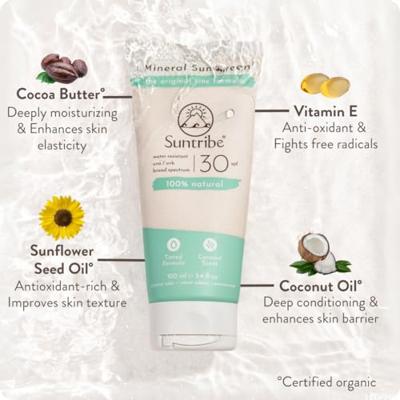 Suntribe Zonnebrandcrème - spf 30 - lichaam en gezicht