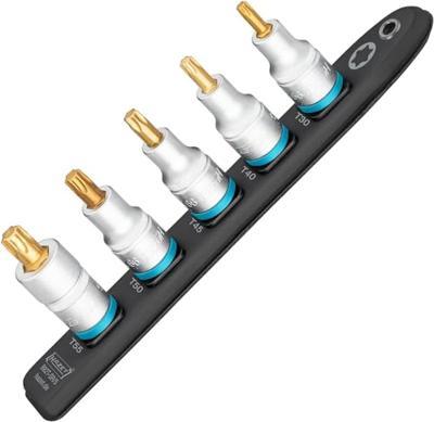 HAZET SmartRail · Flexibele kunststof opsteekstrip 992T-SR/5 · 1/2 inch (12,5 mm) vierkant hol · Binnen-TORX®-profiel · 5-delig · T30 · T40 · T45 · HAZET SmartRail · Flexibele kunststof opsteekstrip 992T-SR/5 · 1/2 inch (12,5 mm) vierkant hol · Binnen-TORX®-profiel · 5-delig · T30 · T40 · T45 ·