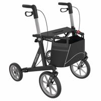Rollator Explorer Outdoor (9,2 kg) | Rehasense | Buiten rollator | Grote wielen met zachte banden | Large | Maximaal 200 kg | Zwart | ERBKL600 - thumbnail