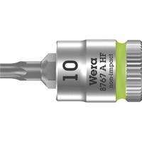 Wera 8767 A HF TORX® Zyklop Bit/dop-combinatie met 1/4" Aandrijving met Vasthoudfunctie, TX 10 x 28 mm - 1 stuk(s) - 05003362001 - thumbnail