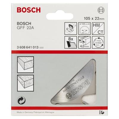 Bosch Accessories 3608641013 Schijffrees Hardmetaal Afmeting, Ø 22 mm