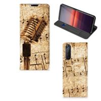Sony Xperia 5 II Stand Case Bladmuziek - thumbnail