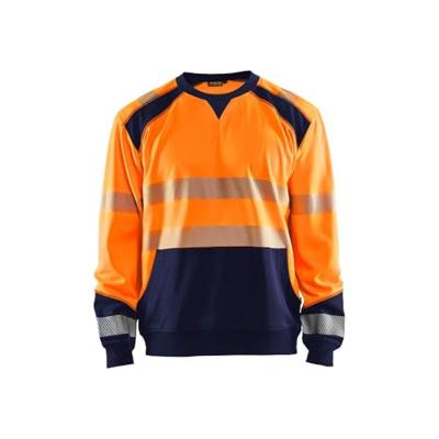 Blåkläder Sweatshirt High-Vis 35412528 | High-Vis Oranje/Marineblauw | Maat M - 7330509621103 Blåkläder Sweatshirt High-Vis 35412528 | High-Vis Oranje/Marineblauw | Maat M - 7330509621103