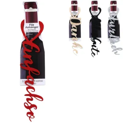 Stern Fabrik cadeau fleshanger duitstalig vilt 25 cm 4 assorti | 40 stuks