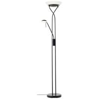 Brilliant Ollie LED-uplight met leeslamp LED 21 W Energielabel: E (A - G) Zwart - thumbnail