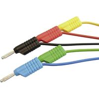 VOLTCRAFT MS 4100S Meetsnoerenset Banaanstekker 4 mm Banaanstekker 4 mm 1.00 m Rood, Zwart, Blauw, Groen, Geel 1 stuk(s) - thumbnail