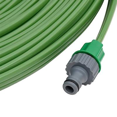 VidaXL Sproeislang 3-pijps pvc 15 m groen - thumbnail