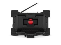 PerfectPro ROCKHART 18V Bouwradio DAB+, VHF (FM) AUX, Bluetooth, DAB+, SD, FM, USB Powerbankfunctie, Spatwaterbestendig, Stofdicht, Stofvast Zwart - thumbnail