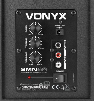 Vonyx SMN40B actieve studiomonitors (2 stuks)