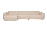 Zuiver Milka 4,5-zits bank links Zand - thumbnail