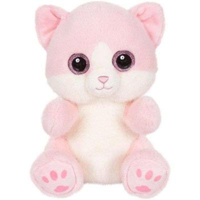 Pluche speelgoed - Pinky Cutydoos kat pluche speelgoed, poederroze - 23 cm