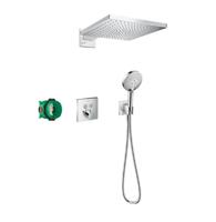 Hansgrohe Raindance E complete set inbouwset 300 1jet met ShowerSelect Square, chroom - thumbnail